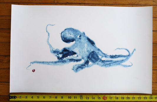 blue octopus small