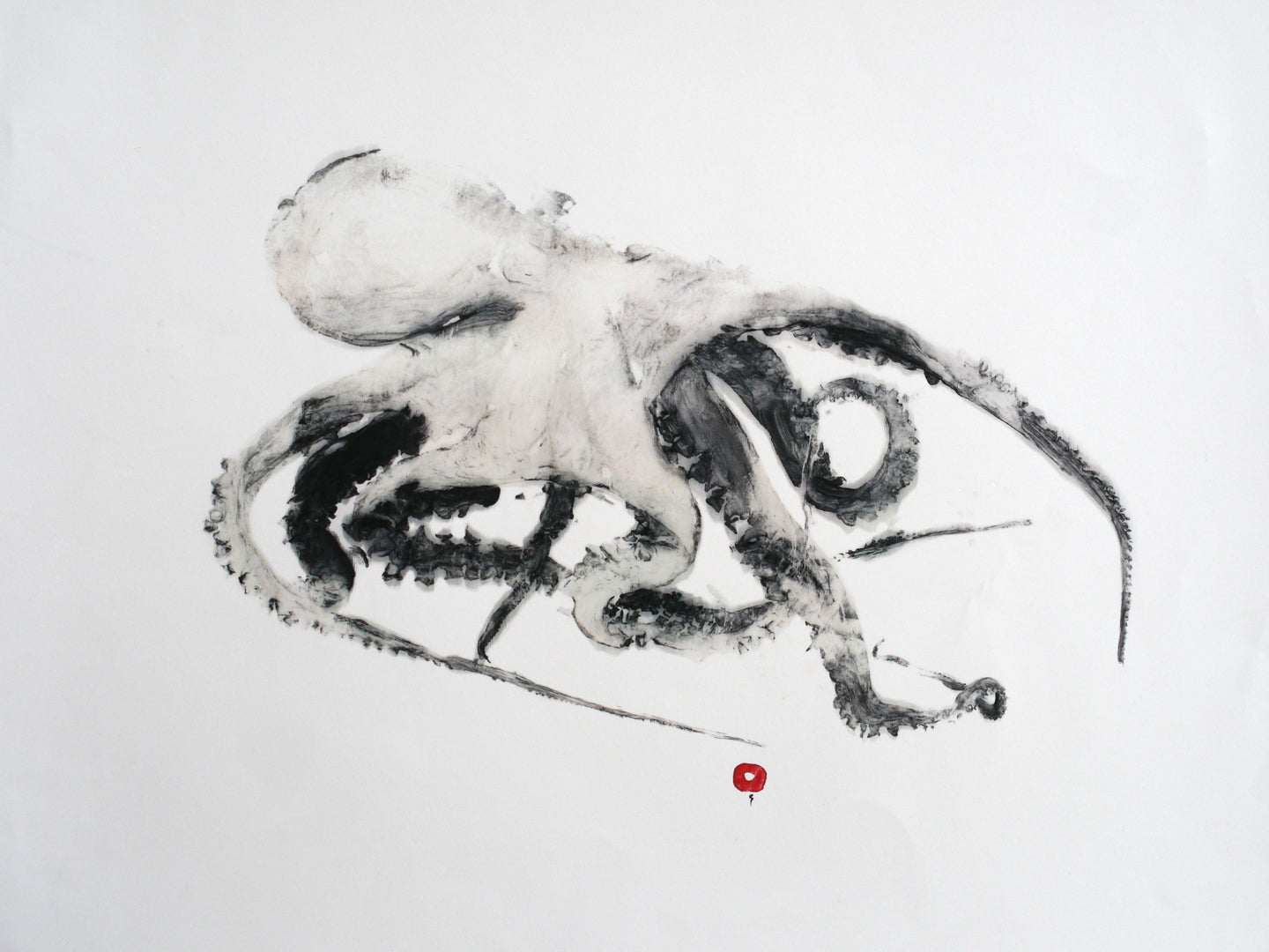 Black & White Octopus