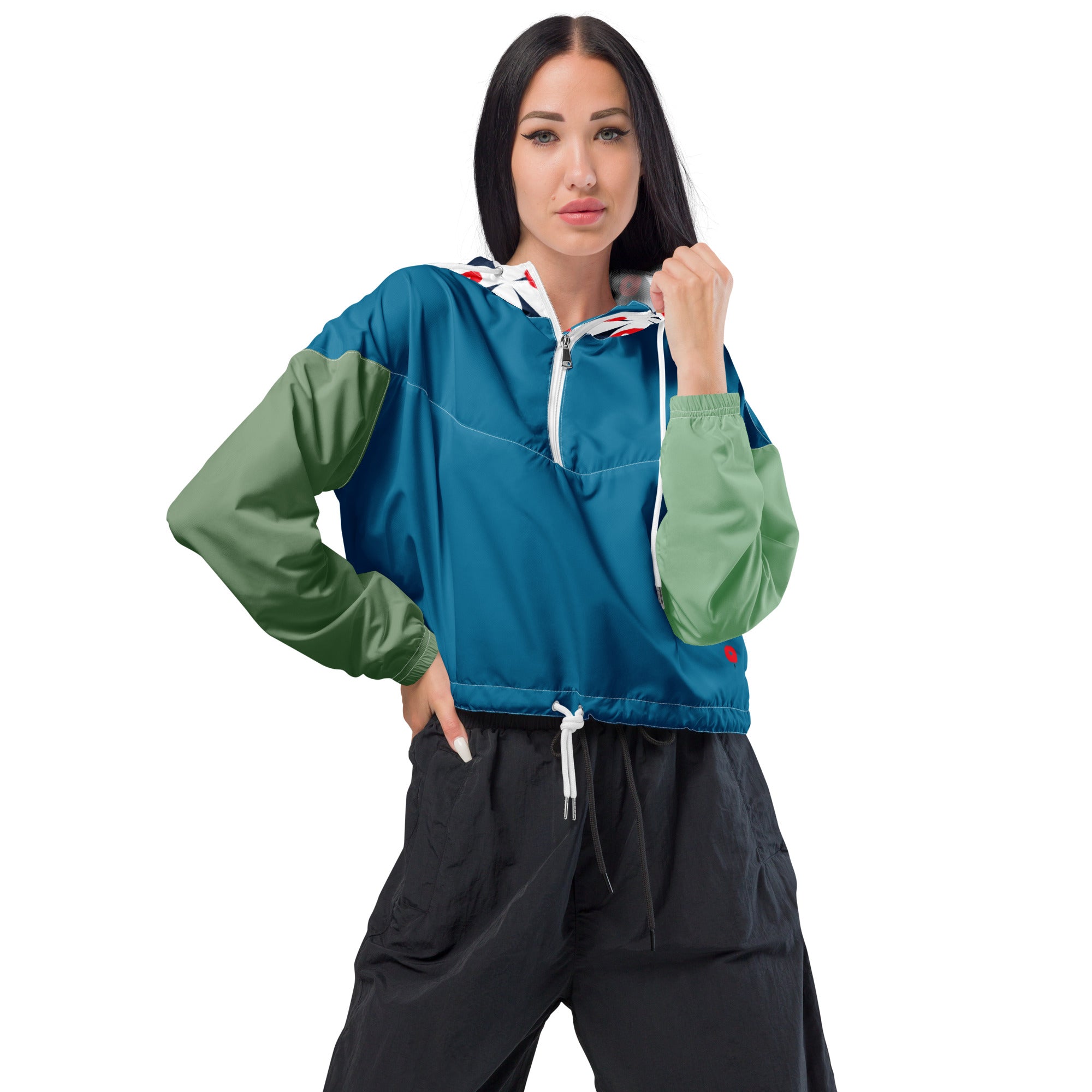 Windbreaker crop jacket sale